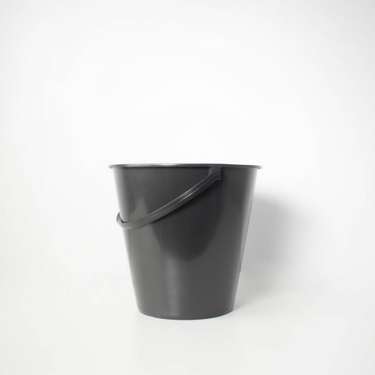 Otima Dustbin with Flip Lid 12 Liter Black