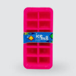 Ice M8 Tray 12 Cubes x2 (Assorted Colours) - 12 Cubes, Pink